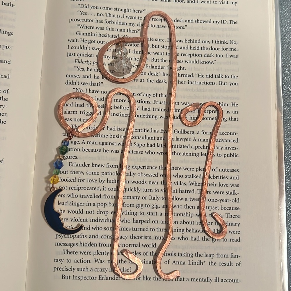 Three Pure Copper Bookmarks